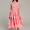 Devotion TWINS Kleider | Ella Sleeveless Midi-N.Pink/Offwhite