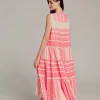 Devotion TWINS Kleider | Ella Sleeveless Midi-N.Pink/Offwhite
