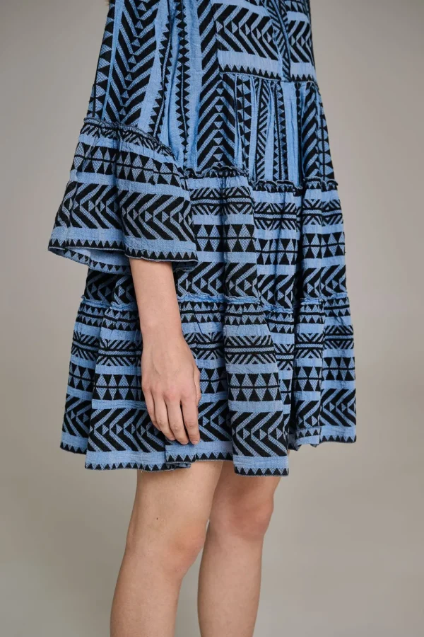 Devotion TWINS Kleider | Ella-Black/Blue