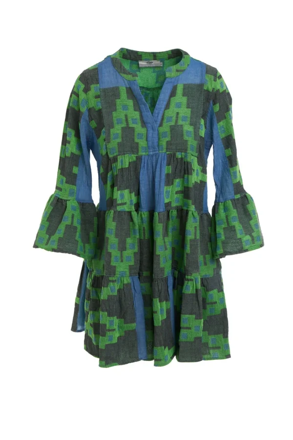 Devotion TWINS Kleider | Ella-Blue/Green