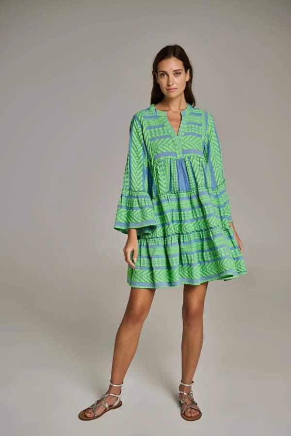 Devotion TWINS Kleider | Ella-Green/Blue