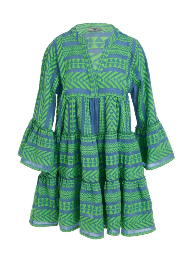 Devotion TWINS Kleider | Ella-Green/Blue