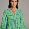 Devotion TWINS Kleider | Ella-Green/Blue