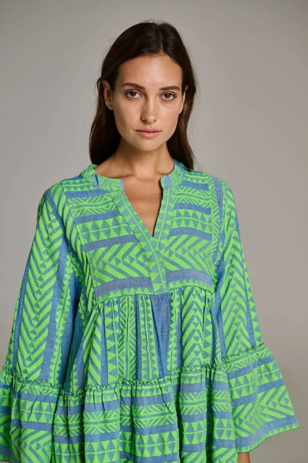 Devotion TWINS Kleider | Ella-Green/Blue