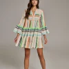 Devotion TWINS Kleider | Ella-Offwhite With Colored Jacquard