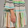 Devotion TWINS Kleider | Ella-Offwhite With Colored Jacquard