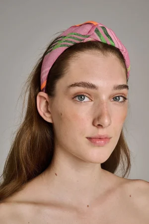 Devotion TWINS Zubehör | Twist Hairband-Pink/Orange
